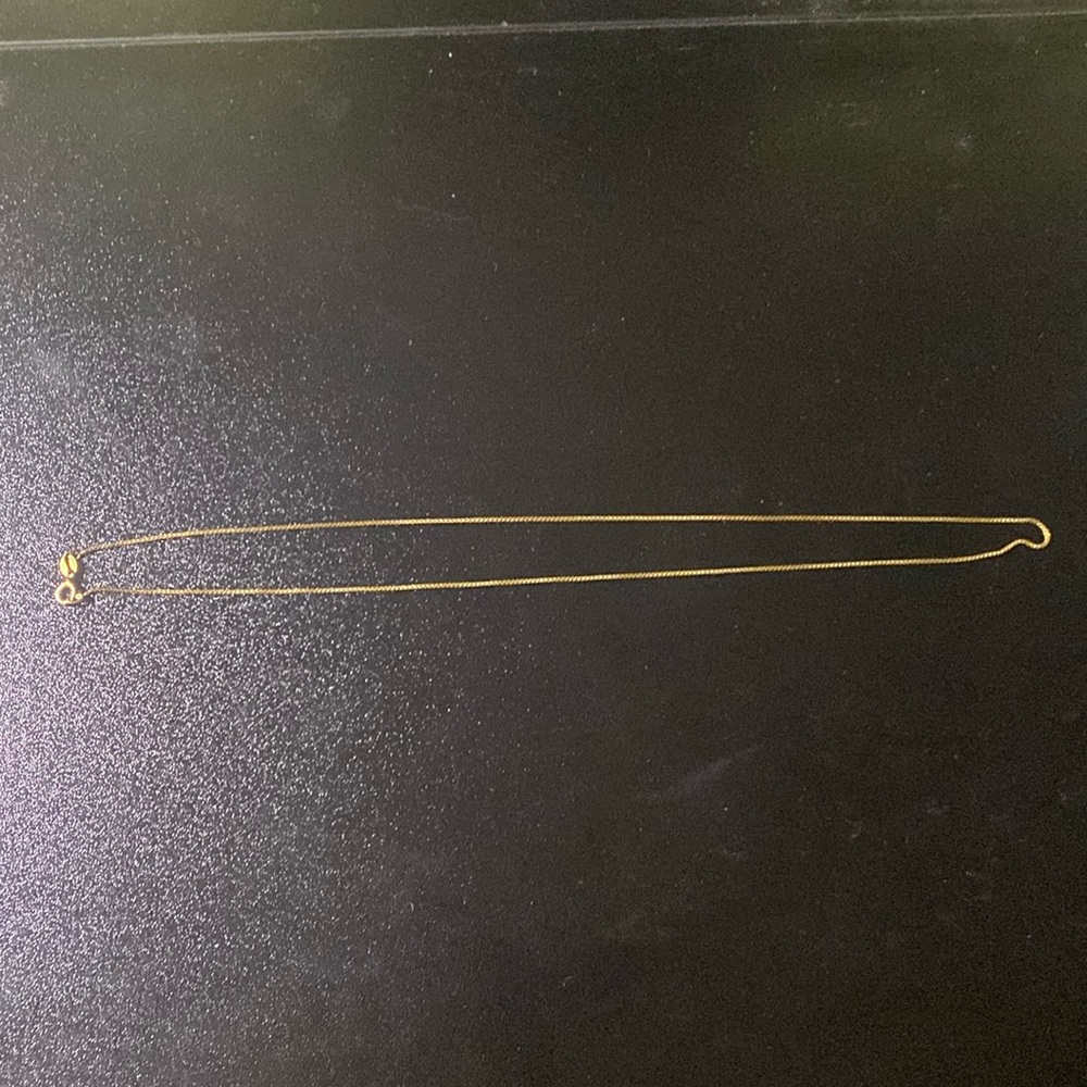18” Gold over Silver chain